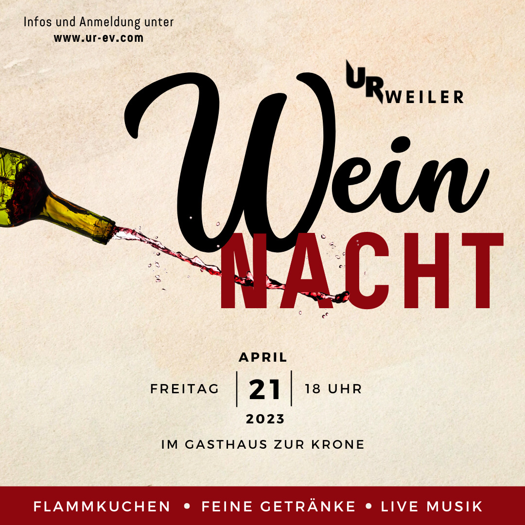 1. Urweiler WeinNacht St. Wendel Aktuell